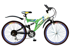 24"18 speed suspension Mountain bike